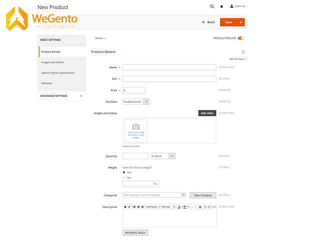 How to Create Simple Products in Magento 2