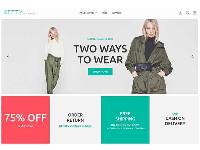 Magento Ketty store template