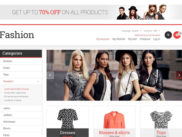 The best Magento store theme