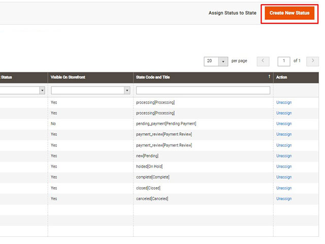 How to create Magento 2 order status