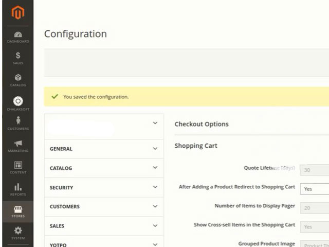 How to configure Magento 2 shopping cart