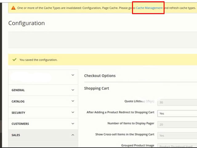 How to configure Magento 2 shopping cart